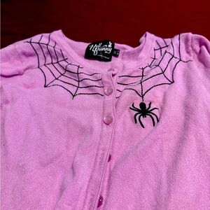 Hell Bunny Pink Spider Cardigan
